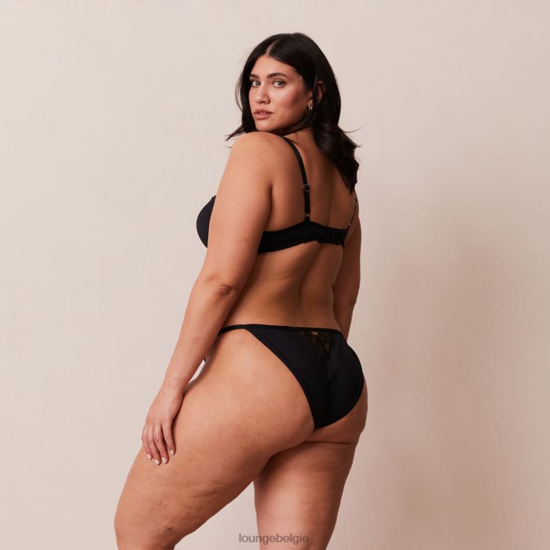 anti-zwaartekracht push-up bh en string/slip set vrouwen zwart Lounge ondergoed 008ZJ70 - Image 12
