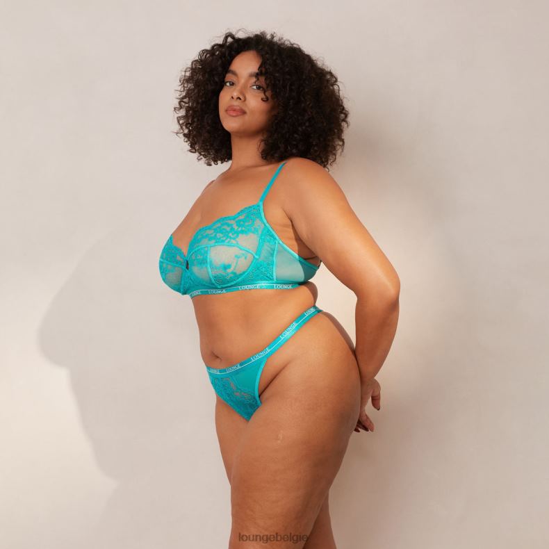 Blossom balconnet bh en string set vrouwen wintertaling Lounge ondergoed 008ZJ26 - Image 3