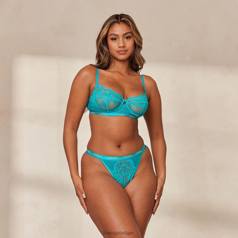Blossom balconnet bh en string set vrouwen wintertaling Lounge ondergoed 008ZJ26 - Image 1
