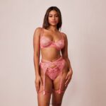 casey intimi ingesteld vrouwen roze Lounge ondergoed 008ZJ483