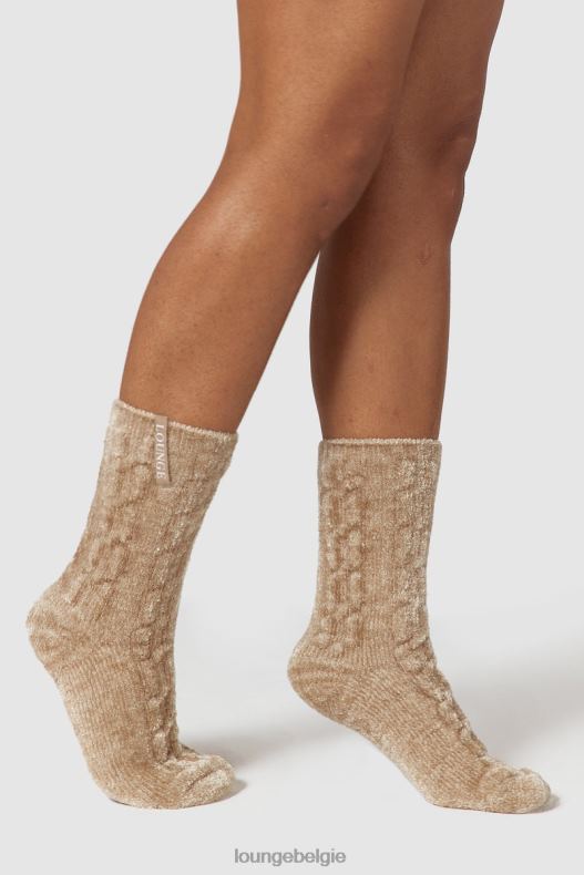 chenille_gebreide_sokken_vrouwen_nerts_lounge_kleding_008zj954.jpg chenille gebreide sokken vrouwen nerts Lounge kleding 008ZJ954 - Image 1