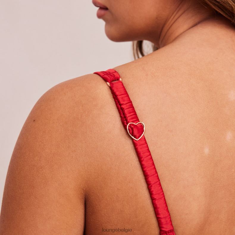 Cherish balconnet bh en g-string set vrouwen kastanjebruin Lounge ondergoed 008ZJ140 - Image 3