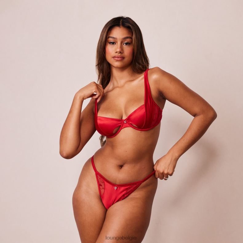 Cherish balconnet bh en g-string set vrouwen kastanjebruin Lounge ondergoed 008ZJ140 - Image 8