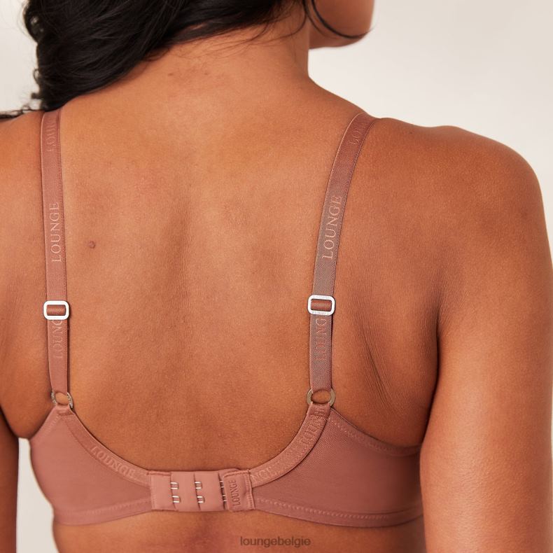 Comfort push-up T-shirt bh en stringset vrouwen mokka Lounge ondergoed 008ZJ163 - Image 6