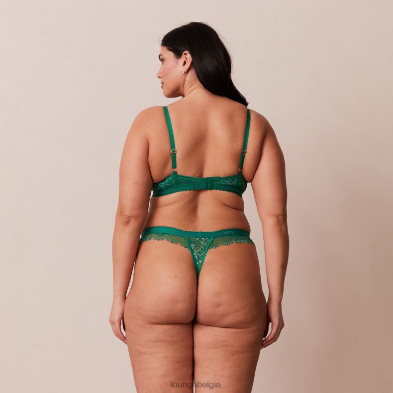 Desire balconette bh & string/slip set vrouwen smaragd Lounge ondergoed 008ZJ101 - Image 22