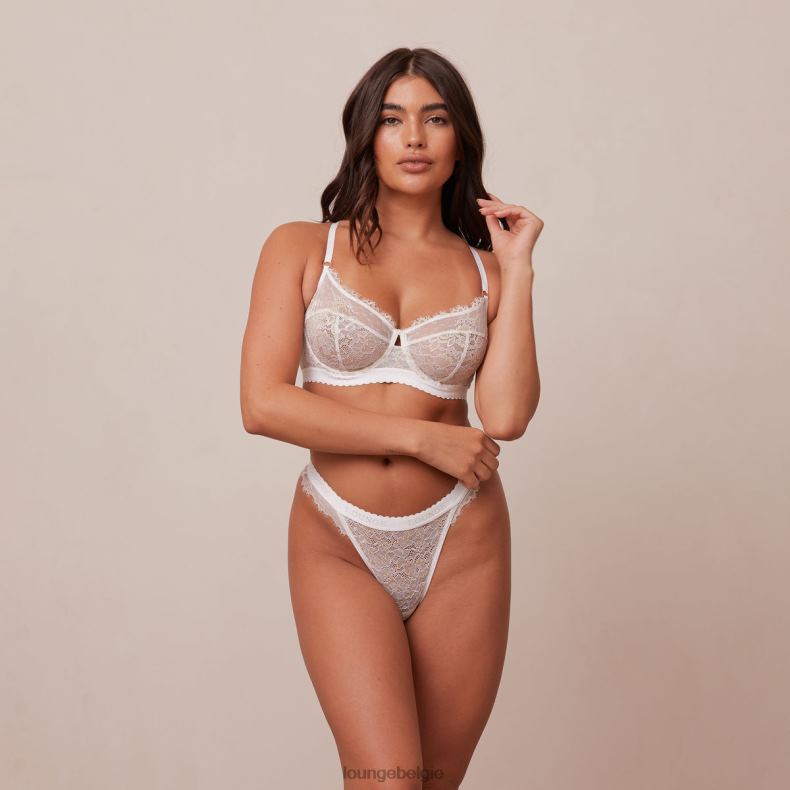 Desire balconette bh & string/slip set vrouwen wit Lounge ondergoed 008ZJ29 - Image 5
