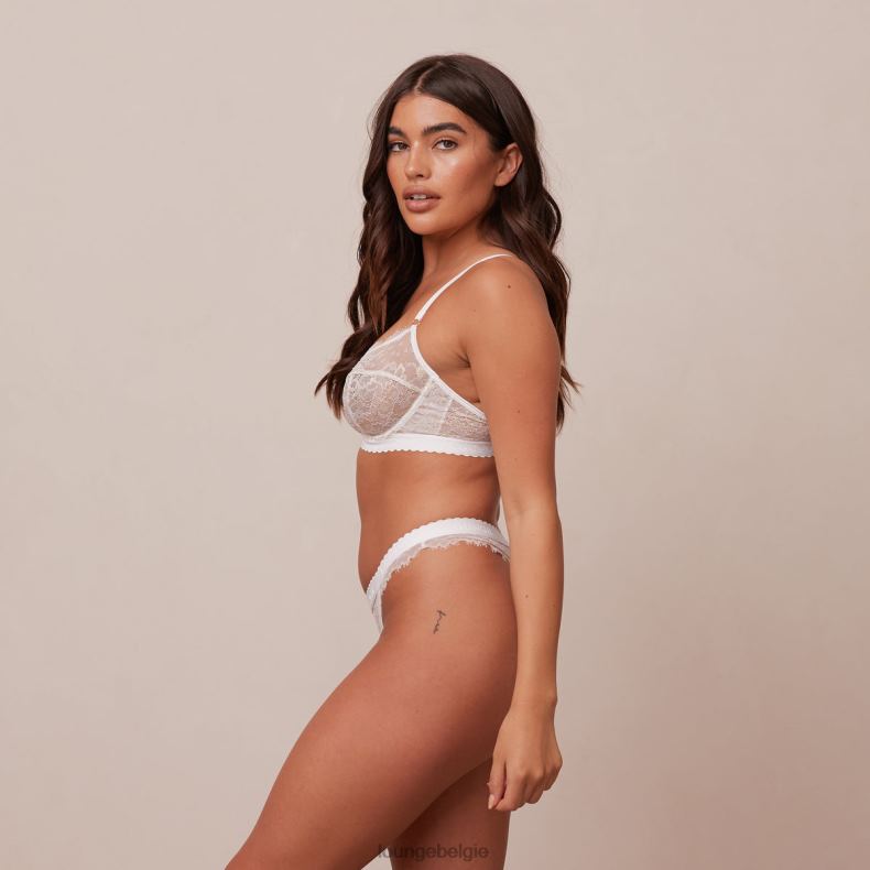 Desire balconette bh & string/slip set vrouwen wit Lounge ondergoed 008ZJ29 - Image 7