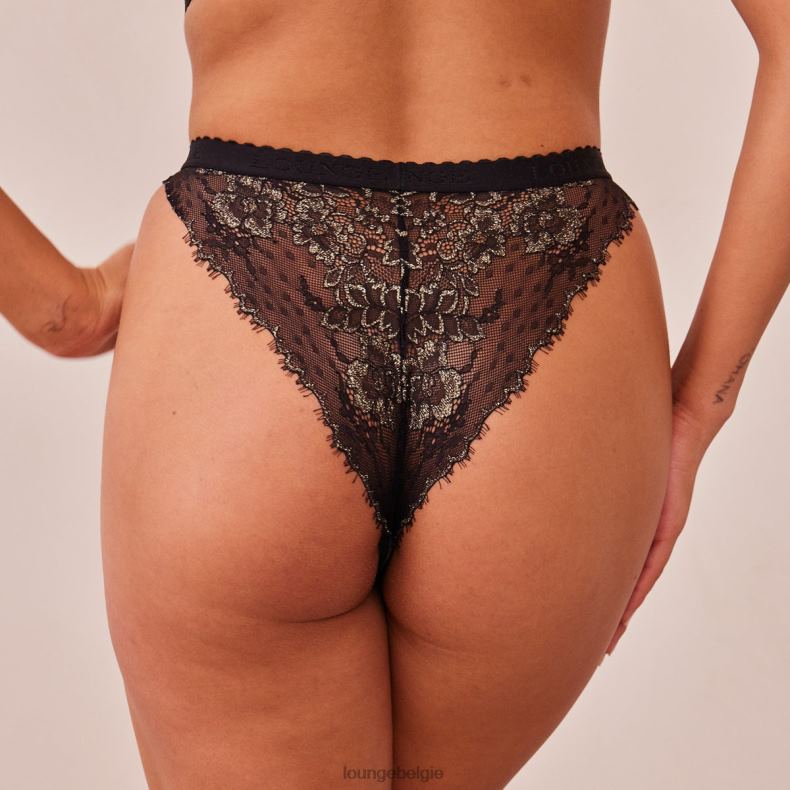 Desire balconette bh & string/slip set vrouwen zwart Lounge ondergoed 008ZJ22 - Image 7
