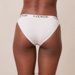 driehoekige slip van bamboe vrouwen helemaal wit Lounge ondergoed 008ZJ424 - Image 2