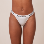 driehoekige string van bamboe vrouwen helemaal wit Lounge ondergoed 008ZJ417