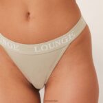 driehoekige string van bamboe vrouwen olijf Lounge ondergoed 008ZJ421 - Image 3