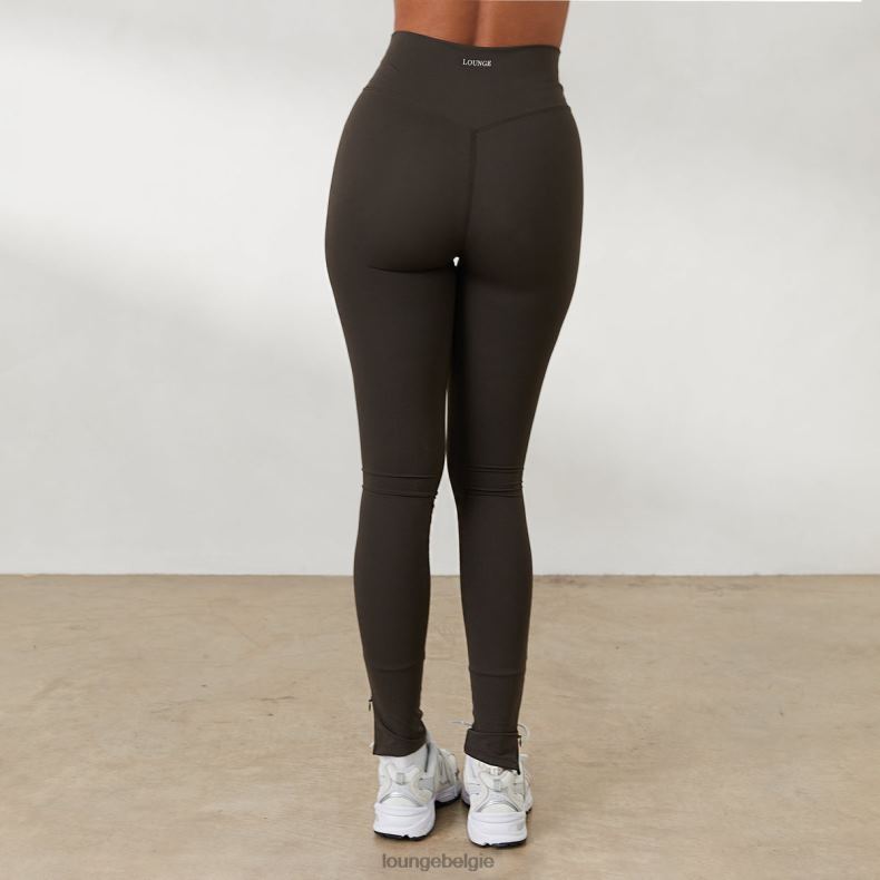 Enkellegging met rits x jess hunt vrouwen zwart gewassen Lounge kleding 008ZJ804 - Image 2