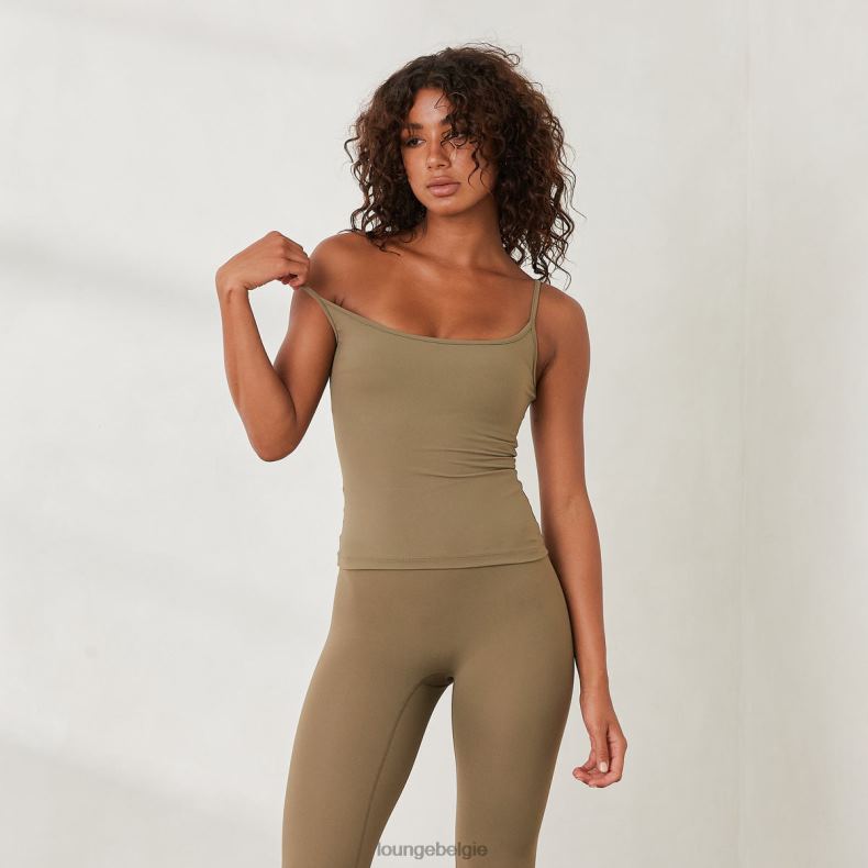 essentieel_cami_topje_vrouwen_olijf_lounge_kleding_008zj823.jpg essentieel cami-topje vrouwen olijf Lounge kleding 008ZJ823 - Image 1