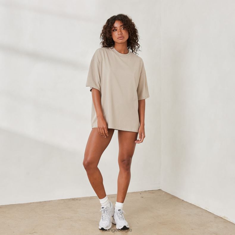 essentieel oversized t-shirt vrouwen haver Lounge kleding 008ZJ848 - Image 3