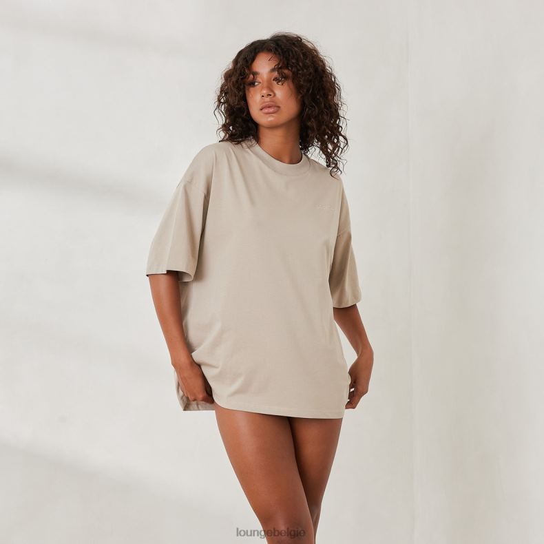 essentieel oversized t-shirt vrouwen haver Lounge kleding 008ZJ848 - Image 6
