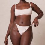 essentiële bralette en string/slip set vrouwen roze roze Lounge ondergoed 008ZJ182 - Image 21