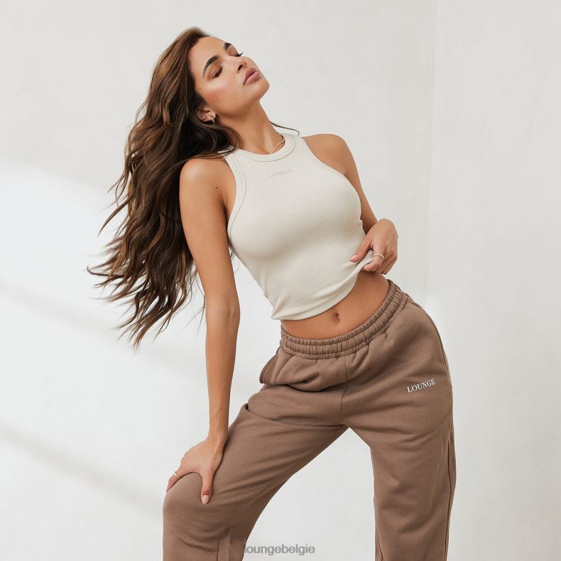 essentiele_geribbelde_top_met_racerback_vrouwen_room_lounge_kleding_008zj837.jpg essentiële geribbelde top met racerback vrouwen room Lounge kleding 008ZJ837 - Image 1