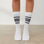 essentiële sokken (tweepack) vrouwen houtskool Lounge kleding 008ZJ944