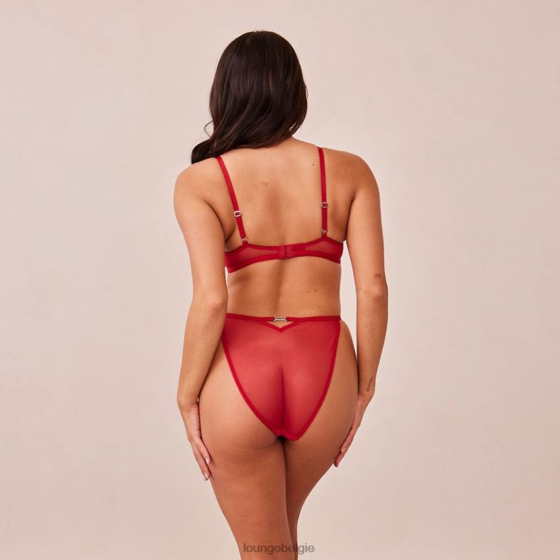 Flirt balconette bh & g-string/slip set vrouwen kastanjebruin Lounge ondergoed 008ZJ132 - Image 10