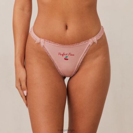 fruitige 'perfect pair' g-string vrouwen roze Lounge ondergoed 008ZJ534