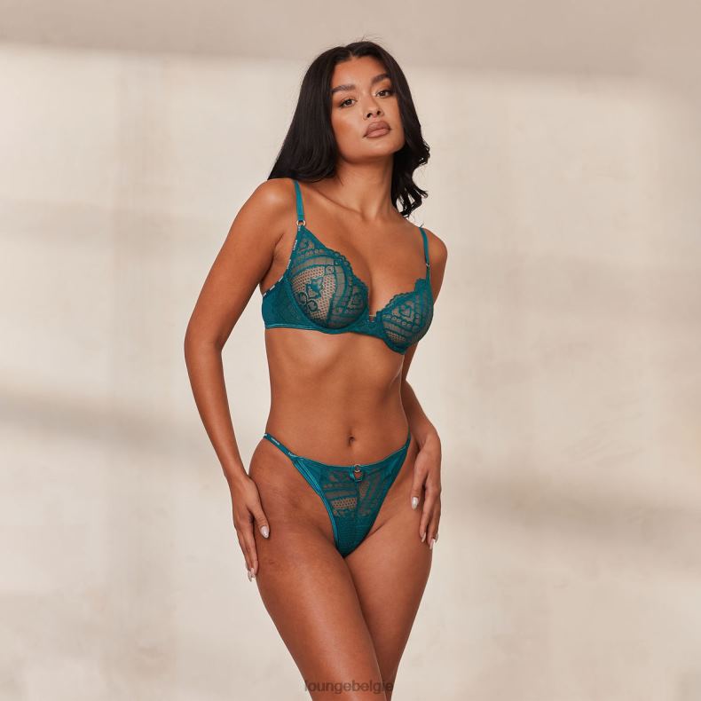 gecharmeerde_balconette_bh_string_slip_set_vrouwen_turkoois_lounge_ondergoed_008zj7.jpg gecharmeerde balconette bh & string/slip set vrouwen turkoois Lounge ondergoed 008ZJ7 - Image 1