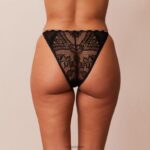 gecharmeerde slip vrouwen zwart Lounge ondergoed 008ZJ675
