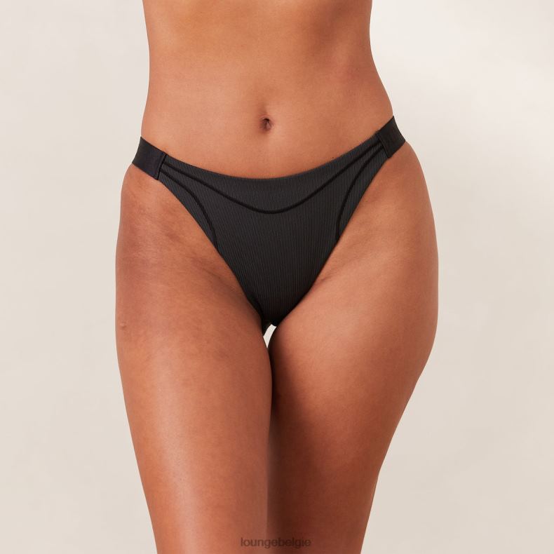 geribbelde_bewuste_slip_vrouwen_zwart_lounge_ondergoed_008zj454.jpg geribbelde, bewuste slip vrouwen zwart Lounge ondergoed 008ZJ454 - Image 1