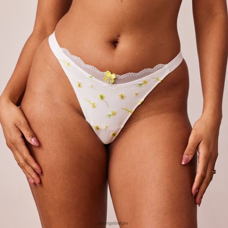geribbelde_driehoekige_string_met_bloemenmotief_vrouwen_wit_lounge_ondergoed_008zj469.jpg geribbelde driehoekige string met bloemenmotief vrouwen wit Lounge ondergoed 008ZJ469 - Image 1