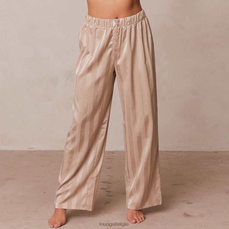 gestreepte_satijnen_pyjamabroek_vrouwen_nerts_lounge_kleding_008zj933.jpg gestreepte satijnen pyjamabroek vrouwen nerts Lounge kleding 008ZJ933 - Image 1