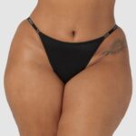 gladde klassieke slip vrouwen zwart Lounge ondergoed 008ZJ562