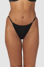 gladde klassieke slip vrouwen zwart Lounge ondergoed 008ZJ562 - Image 4