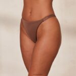 gladde mesh slip vrouwen kastanje Lounge ondergoed 008ZJ517 - Image 4