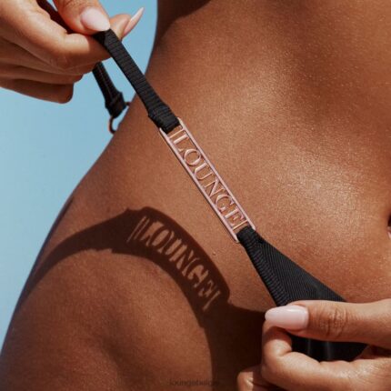 kenmerkende bikinistring vrouwen zwart Lounge badkleding 008ZJ1015
