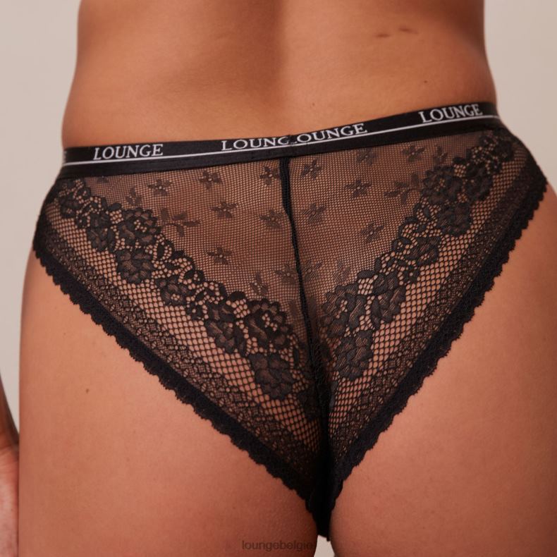 Liberty balconette bh & string/slip set vrouwen zwart Lounge ondergoed 008ZJ24 - Image 10