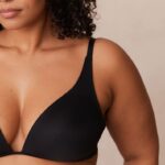 lichte set met diepuitgesneden T-shirt-bh en string/slip zonder beugel vrouwen zwart Lounge ondergoed 008ZJ226 - Image 24