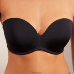 luxe strapless t-shirt bh en string set vrouwen zwart Lounge ondergoed 008ZJ149 - Image 4