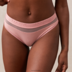 mesh slipje vrouwen roze Lounge ondergoed 008ZJ404 - Image 3