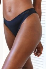 naadloze mesh brutale slip vrouwen zwart Lounge ondergoed 008ZJ757 - Image 3
