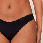 naadloze no-show brutale slip x2 vrouwen zwart Lounge ondergoed 008ZJ754 - Image 3