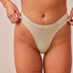 naadloze string vrouwen olijf Lounge ondergoed 008ZJ389 - Image 3