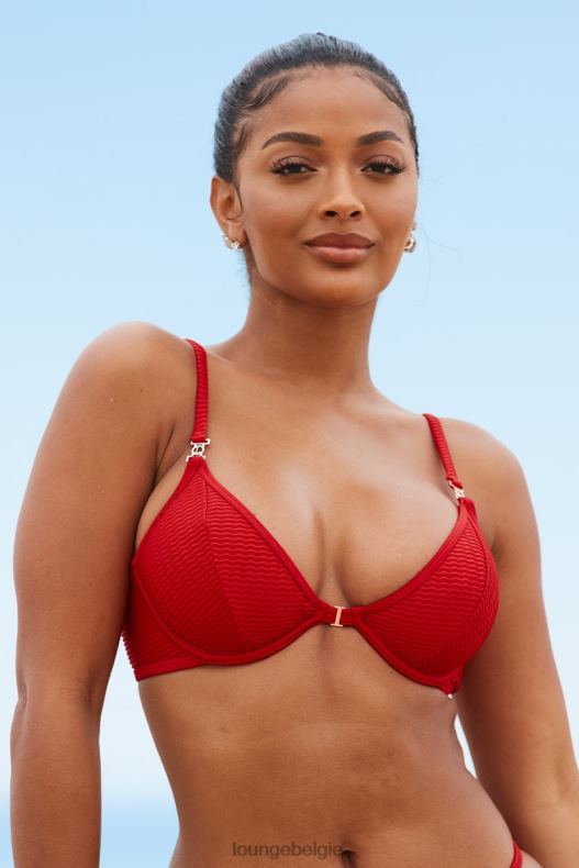 new_yorkse_bikinitop_met_textuur_vrouwen_rood_lounge_badkleding_008zj980.jpg New Yorkse bikinitop met textuur vrouwen rood Lounge badkleding 008ZJ980 - Image 1