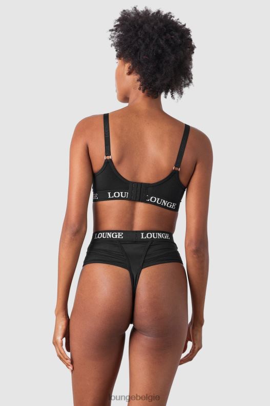 Nurture voedingsbeha en string/slip set vrouwen zwart Lounge ondergoed 008ZJ225 - Image 4