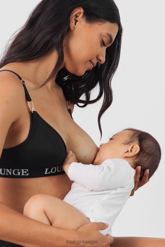 Nurture voedingsbeha en string/slip set vrouwen zwart Lounge ondergoed 008ZJ225 - Image 1