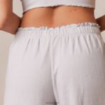 Pyjamabroek met ruches vrouwen vorst Lounge kleding 008ZJ943 - Image 6