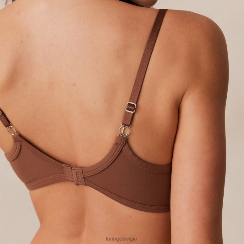 sculpt push-up T-shirt bh en g-string/slip set vrouwen kastanje Lounge ondergoed 008ZJ96 - Image 18