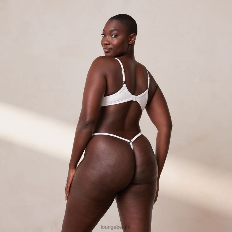 sculpt push-up T-shirt bh en g-string/slip set vrouwen wit Lounge ondergoed 008ZJ111 - Image 22