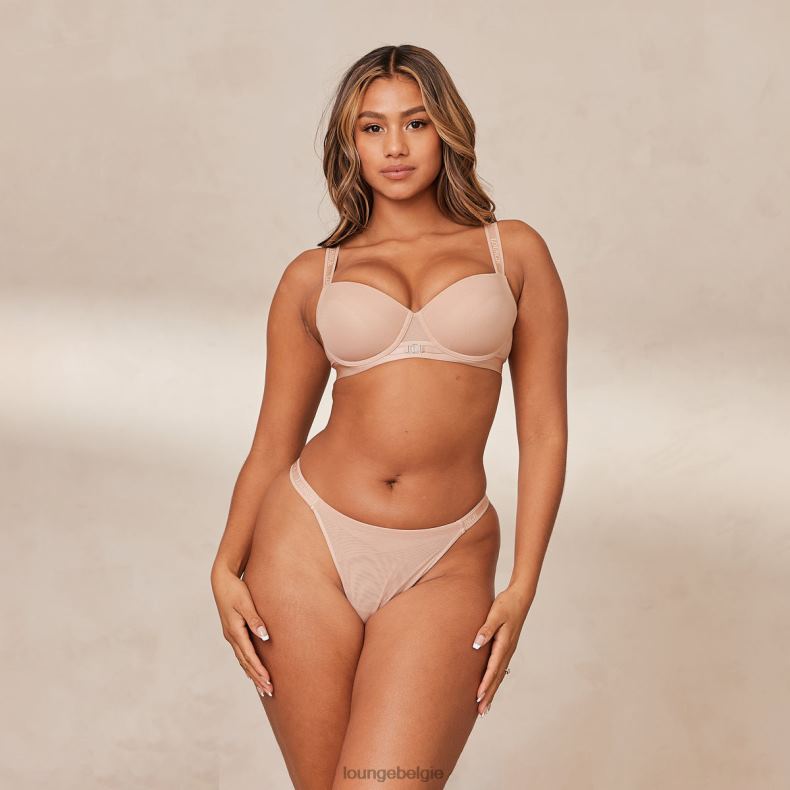set_van_t_shirtbeha_en_string_slip_van_gladde_mesh_vrouwen_taupe_lounge_ondergoed_008zj127.jpg Set van T-shirtbeha en string/slip van gladde mesh vrouwen taupe Lounge ondergoed 008ZJ127 - Image 1