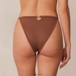 slipjes vormgeven vrouwen kastanje Lounge ondergoed 008ZJ570 - Image 2
