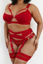 venus intimi ingesteld vrouwen rood Lounge ondergoed 008ZJ620 - Image 11