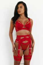 venus intimi ingesteld vrouwen rood Lounge ondergoed 008ZJ620